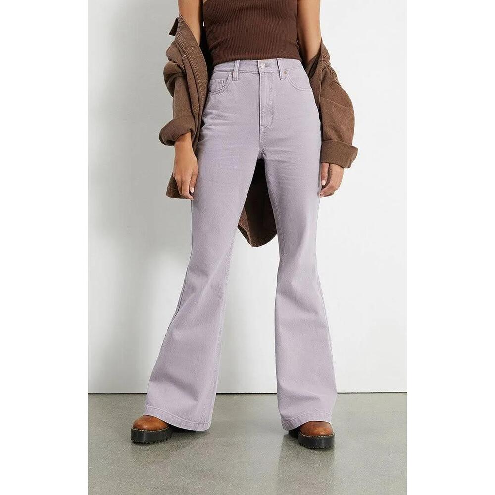Pacific Sunwear Lavender Flare Jeans